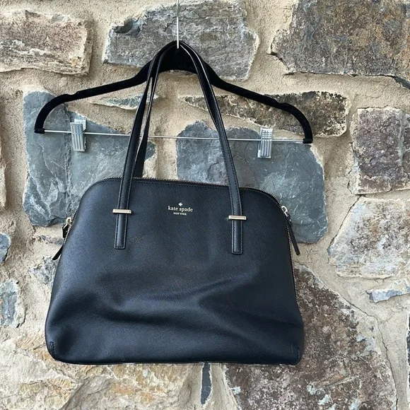 Kate Spade New York Cedar Street Maise Shoulder Bag in Black Saffiano Leather - Picture 5 of 11